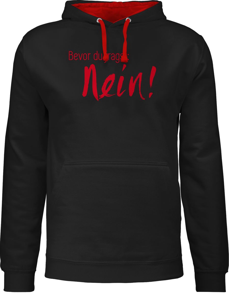 Shirtracer Bevor du fragst Nein! Rot Shirts & Mehr Shirtracer