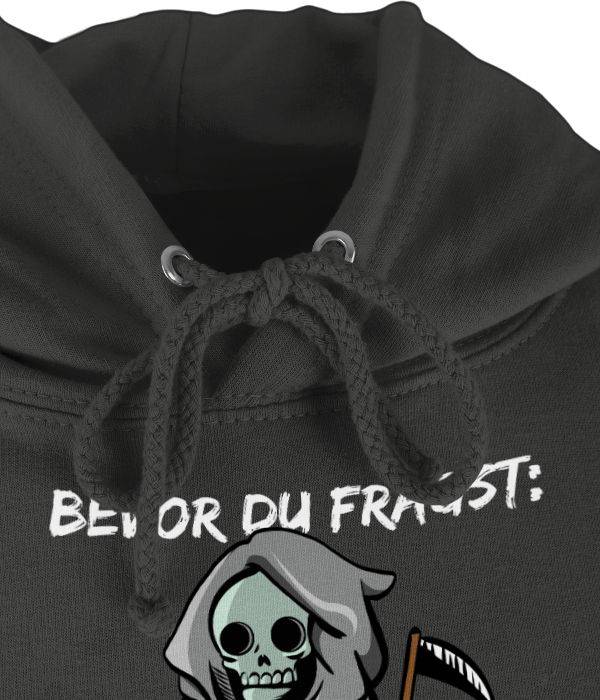 Shirtracer Bevor Du Fragst: Nein! - Sensenmann - Weiß Shirts & Mehr Shirtracer