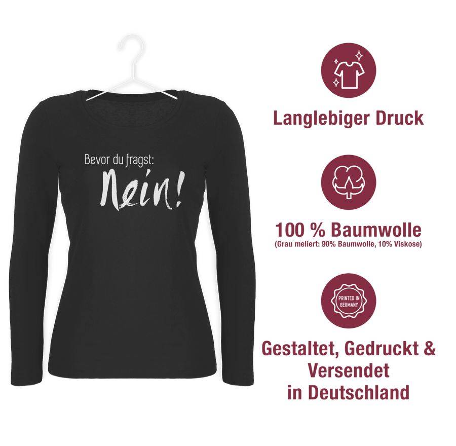 Shirtracer Bevor Du Fragst: Nein Shirts & Mehr Shirtracer