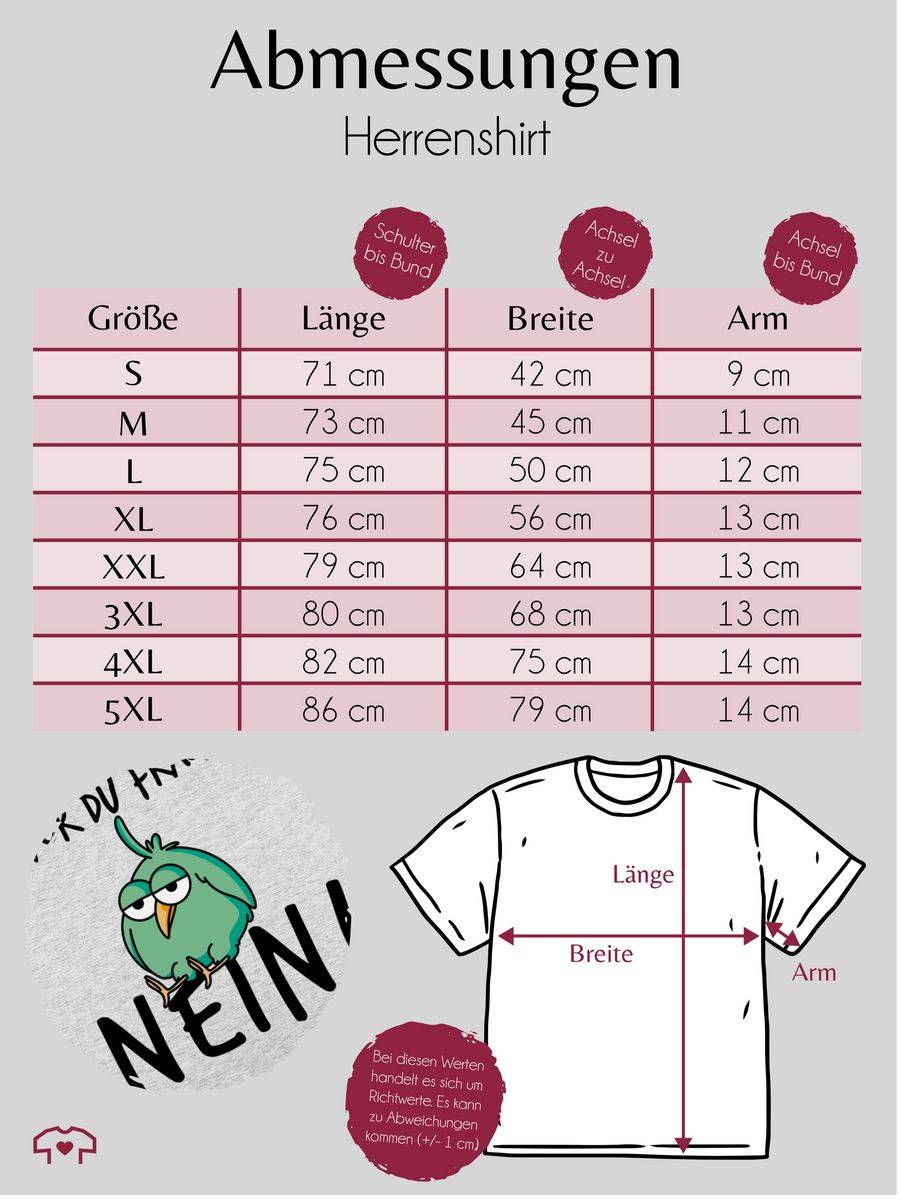 Shirtracer Bevor Du Fragst: Nein! - Vogel - Schwarz Shirts & Mehr Shirtracer