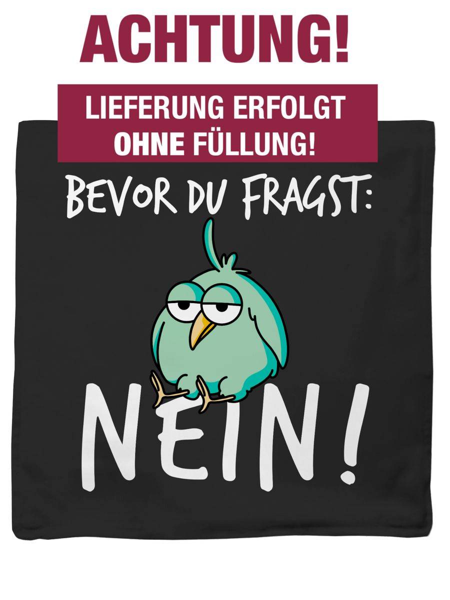 Shirtracer Bevor Du Fragst: Nein! - Vogel - Weiß Shirts & Mehr Shirtracer