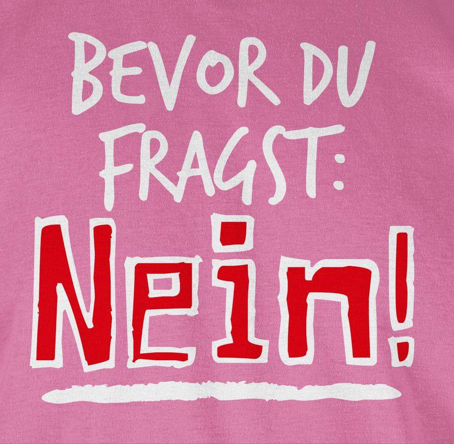 Shirtracer Bevor Du Fragst - Weiß: T-Shirt Gym Bag Shirtracer