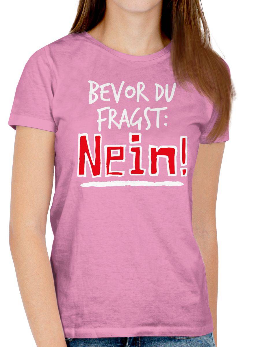 Shirtracer Bevor Du Fragst - Weiß: T-Shirt Gym Bag Shirtracer