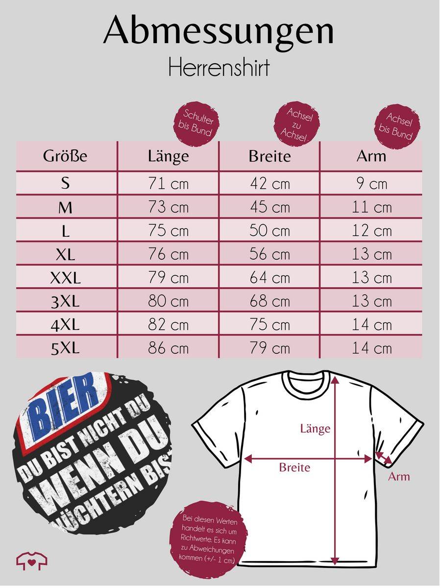 Shirtracer Bier Du Bist Nicht Du Wenn Du Nüchtern Bist Vintage Shirts & Mehr Shirtracer