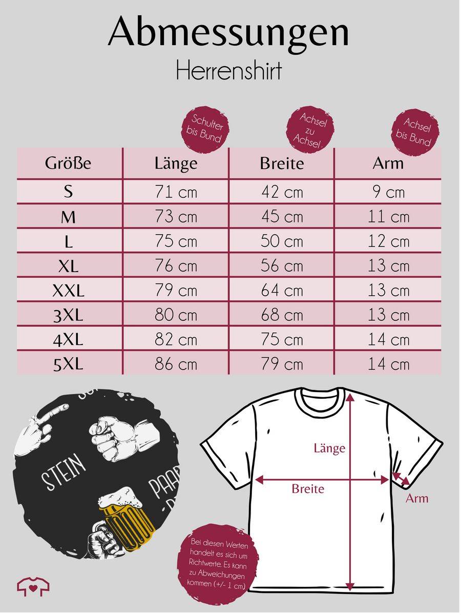 Shirtracer Biergeschenke Lustig - Schere Stein Bier - Hopfen - Herrentag Geschenk: T-Shirt Shirtracer