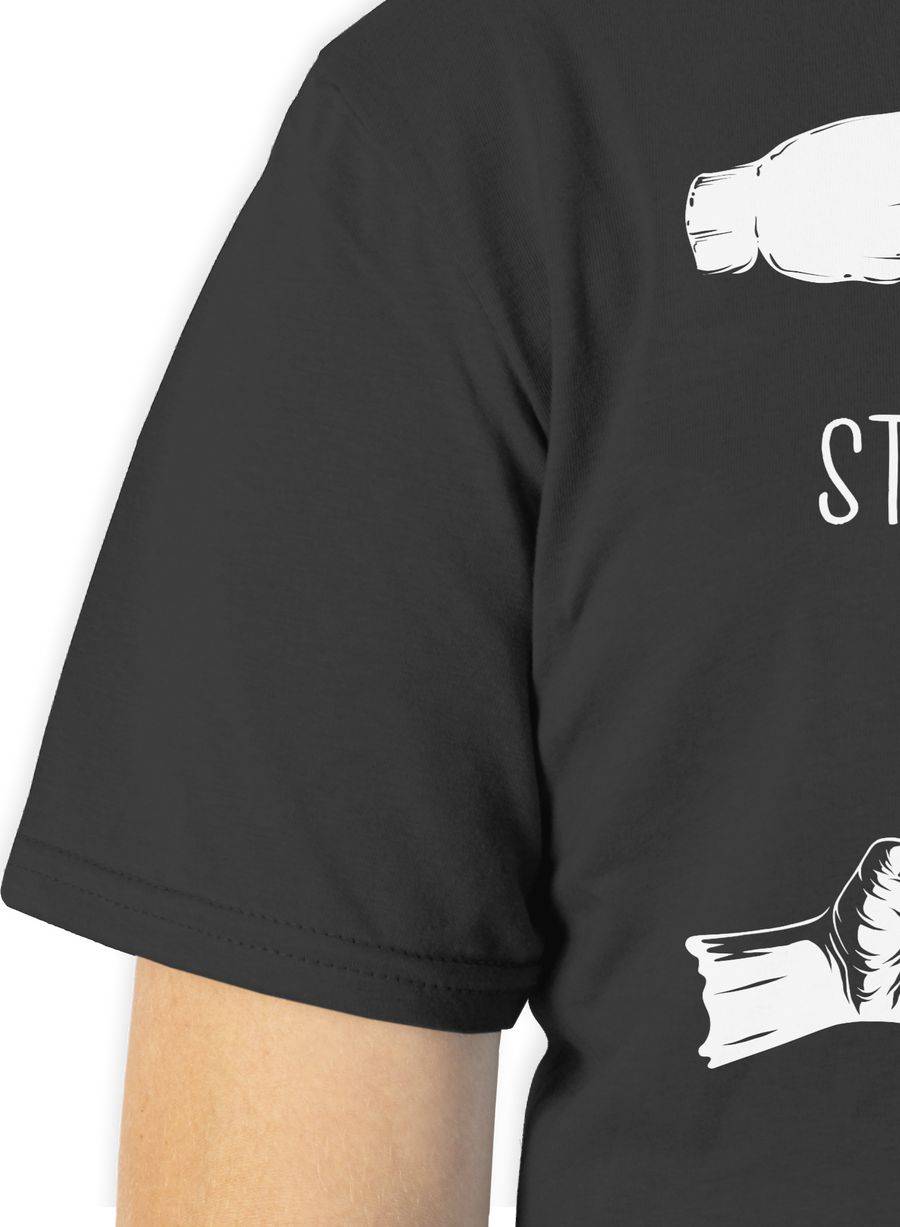 Shirtracer Biergeschenke Lustig - Schere Stein Bier - Hopfen - Herrentag Geschenk: T-Shirt Shirtracer