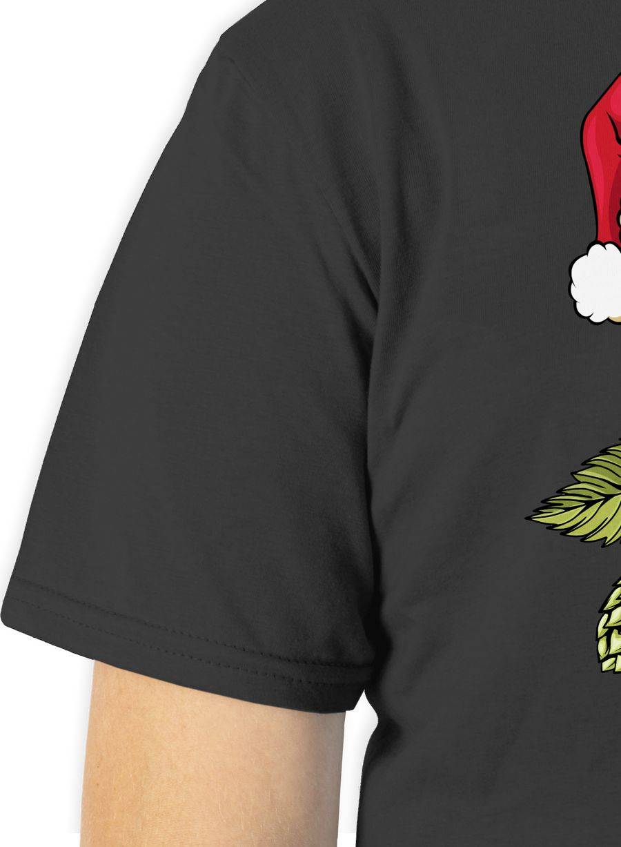 Shirtracer Bierglas Mit Weihnachtsmütze Shirts & Mehr Shirtracer