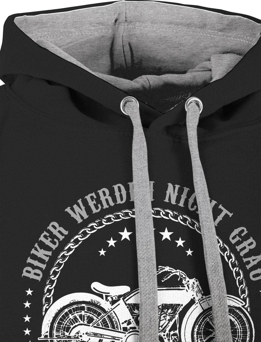 Shirtracer Biker Werden Nicht Grau - Chrom: T-Shirt Rucksack Shirtracer