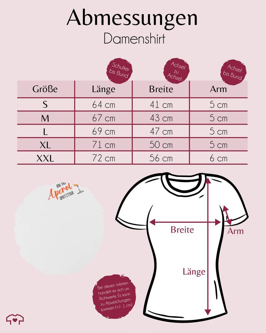 Shirtracer Bin Auf Aperol Spritztour Geschenk Spritz Tour Aperol JGA Mädelsabend Shirts & Shirtracer