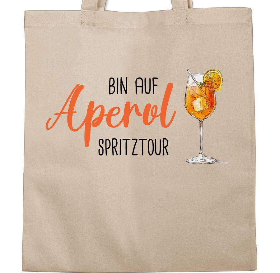 Shirtracer Bin Auf Aperol Spritztour JGA Mädelsabend Spritz Tour Shirts & Mehr Shirtracer