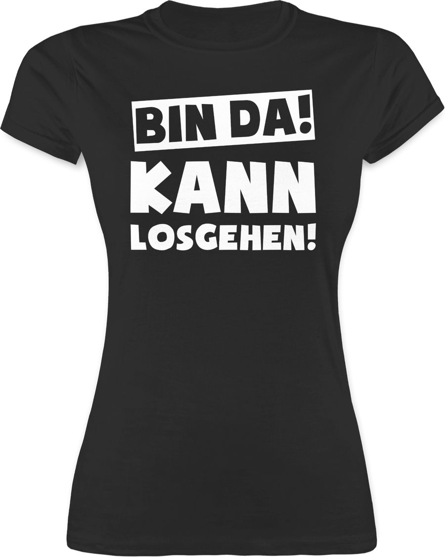 Shirtracer Bin da kann losgehen: T-Shirt Rucksack Shirtracer