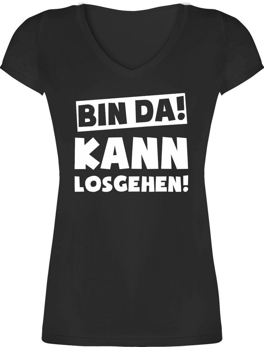 Shirtracer Bin da kann losgehen: T-Shirt Rucksack Shirtracer