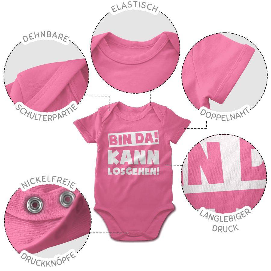Shirtracer Bin Da Kann Losgehen: T-Shirt Rucksack Shirtracer