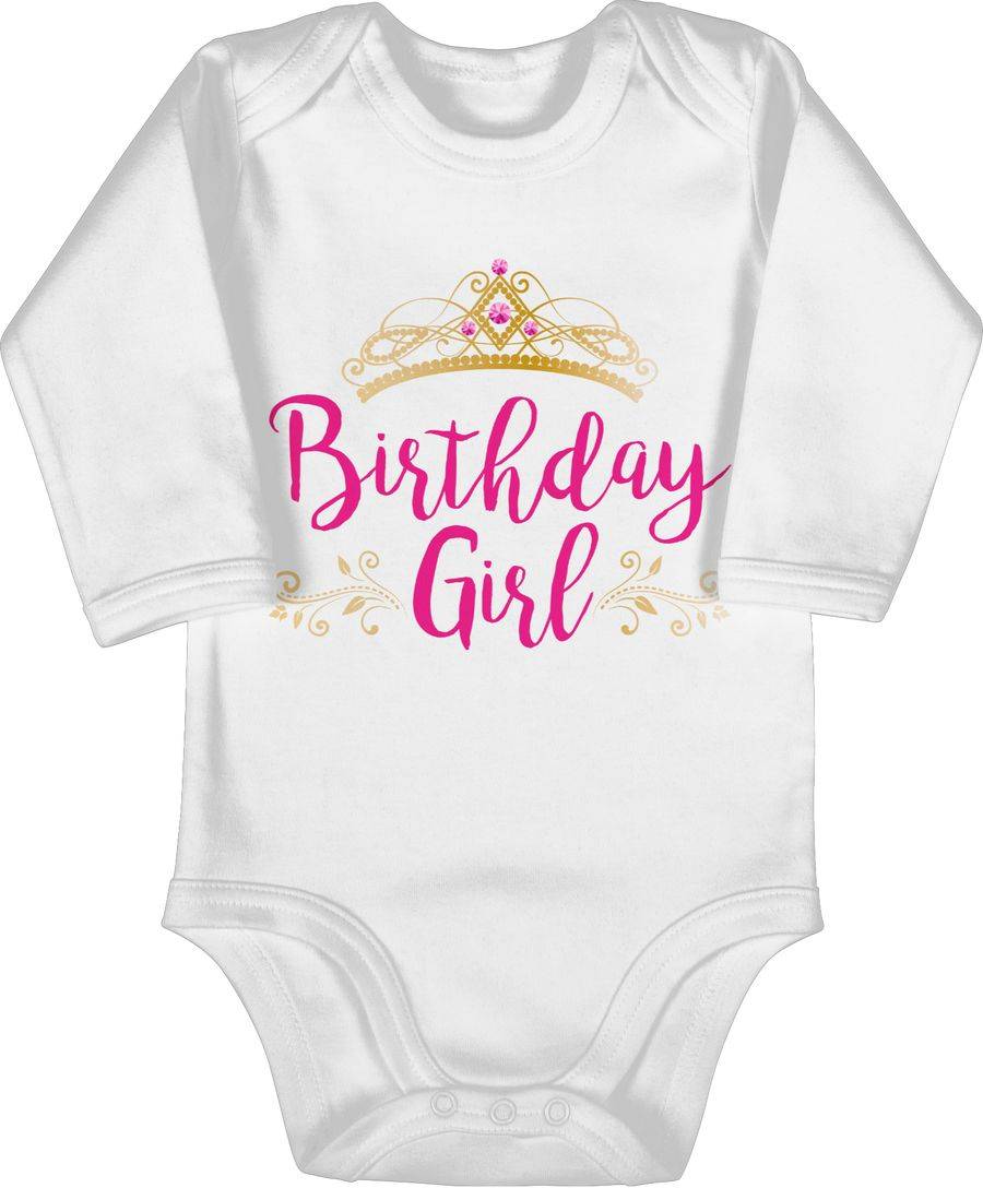 Shirtracer Birthday Girl Krone: T-Shirt Turnbeutel Shirtracer