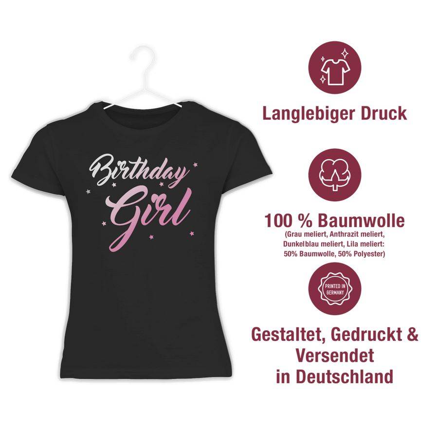 Shirtracer Birthday Girl: Tshirt Rucksack Shirtracer