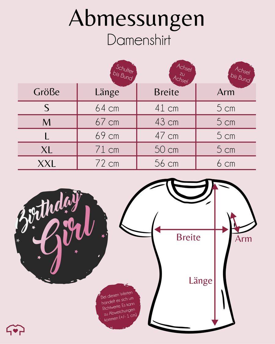 Shirtracer Birthday Girl: Tshirt Rucksack Shirtracer