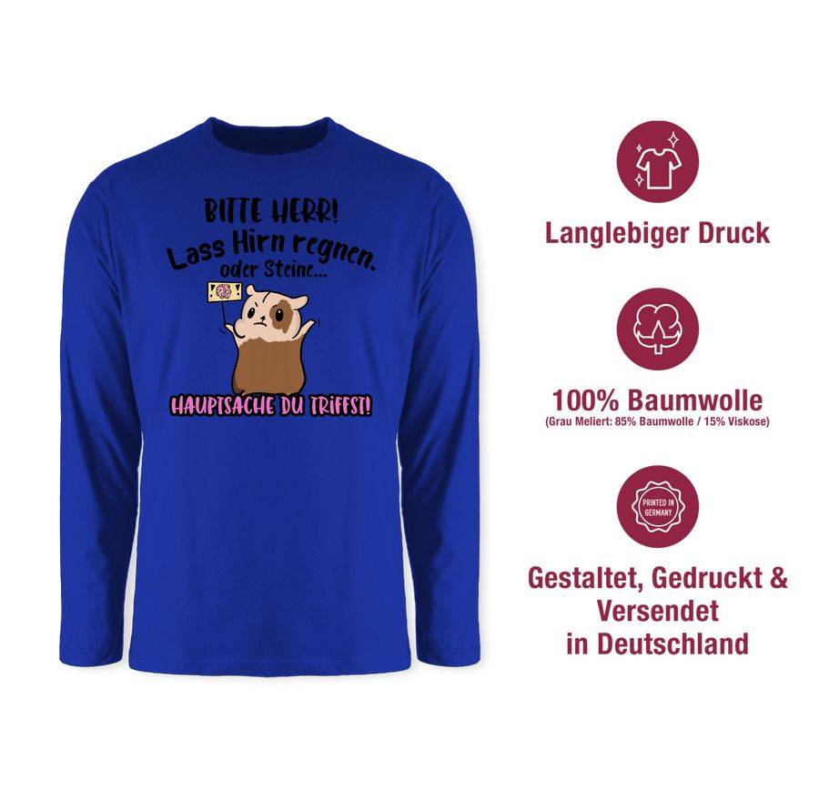 Shirtracer Bitte Herr Lass Hirn Regnen - Meerschweinchen Shirts & Mehr Shirtracer