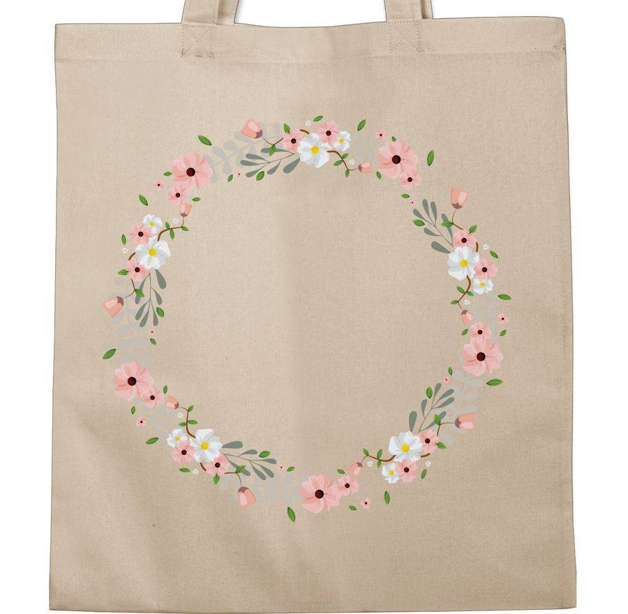 Shirtracer Blumenkranz: T-Shirt Turnbeutel Shirtracer