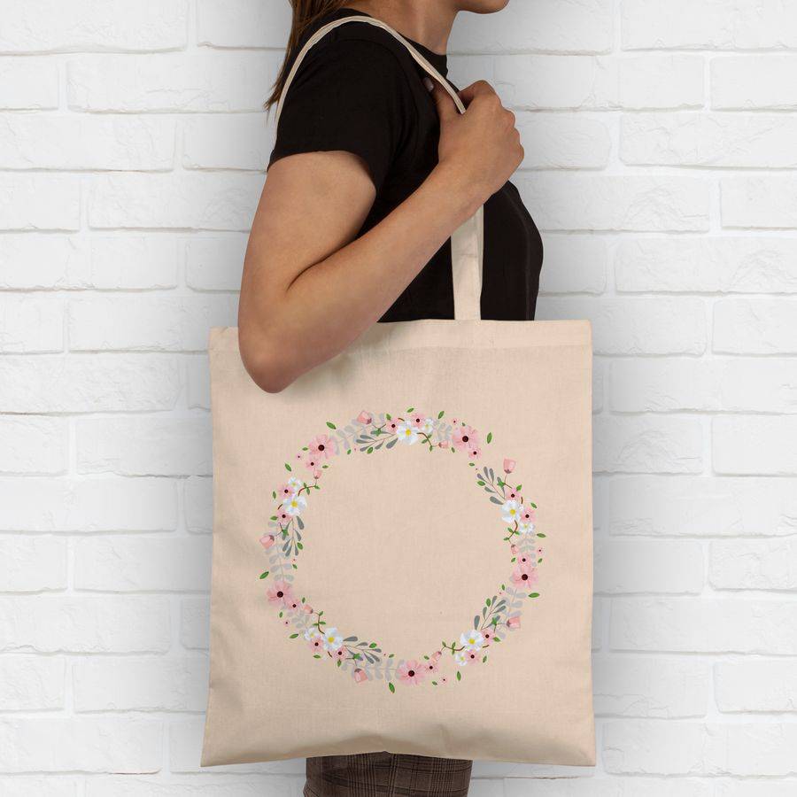 Shirtracer Blumenkranz: T-Shirt Turnbeutel Shirtracer
