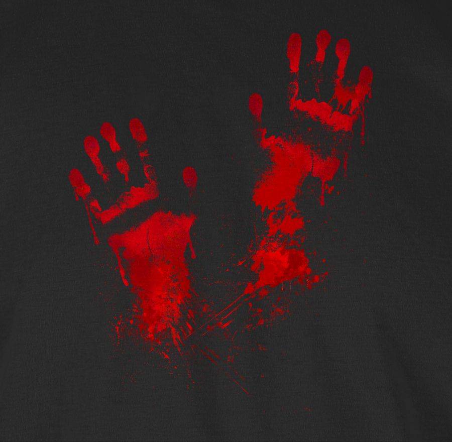 Shirtracer Blutige Handabdrücke Shirts & Mehr Shirtracer