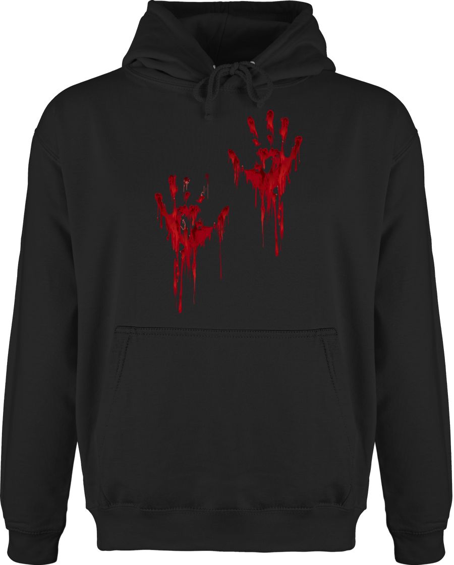 Shirtracer Blutige Hände Blut Handabdruck Blutverschmiert Blutiges Blutspritzer Handabdrück Shirtracer