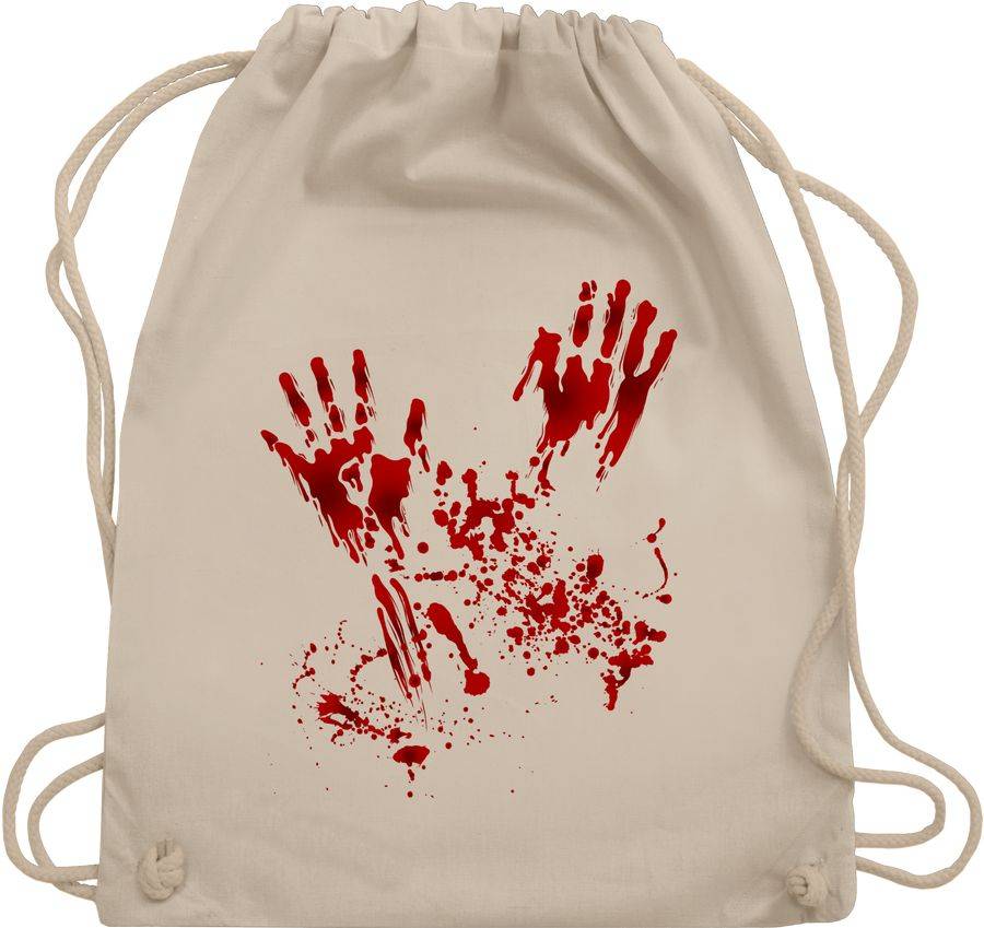 Shirtracer Blutige Hände Blutspritzer Rotes Blut Blutiger Handabdruck Shirts & Mehr Shirtracer