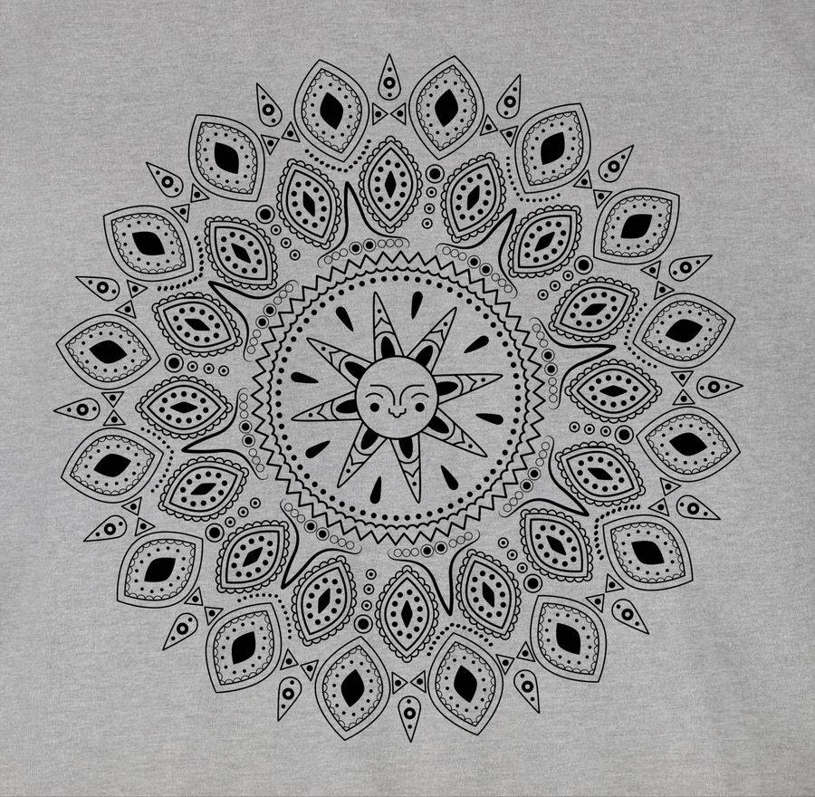 Shirtracer Boho Mandala Yoga Sketch: T-Shirt Gym Bag Shirtracer