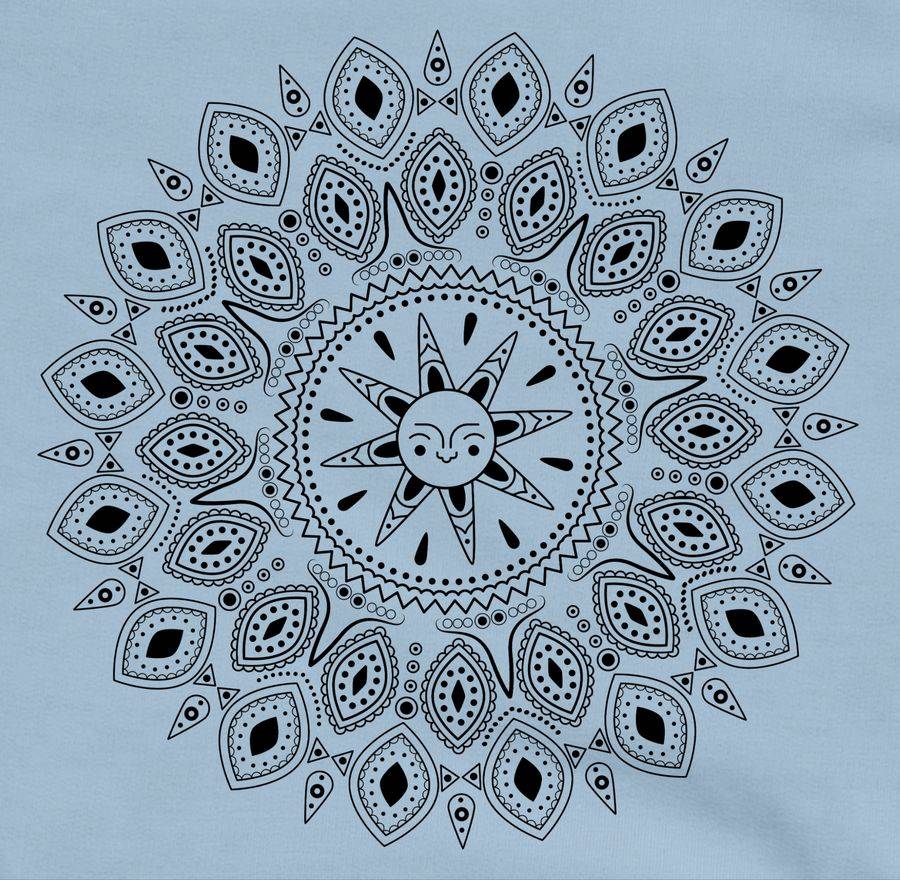 Shirtracer Boho Mandala Yoga Sketch: T-Shirt Gym Bag Shirtracer
