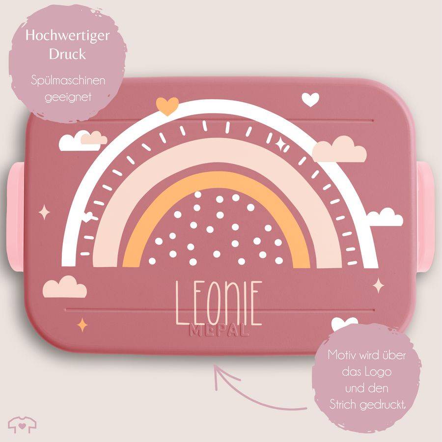 Shirtracer Boho Regenbogen Rainbow: T-Shirt Rucksack Shirtracer