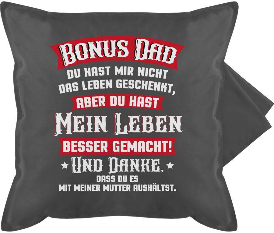 Shirtracer Bonus Dad - rot/weiß: Tshirt Gym Bag Shirtracer