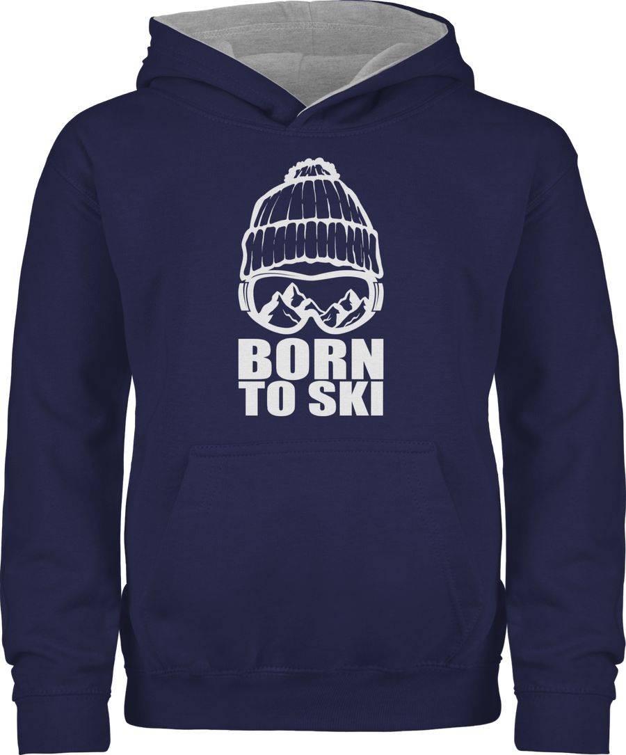 Shirtracer Born to Ski: Tshirt Turnbeutel Shirtracer
