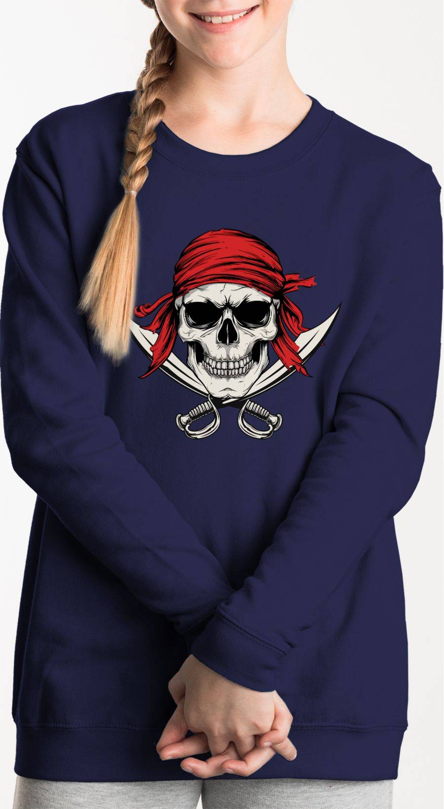Shirtracer Böser Pirat Piraten Totenkopf Pirates Seeräuber Freibeuter: Tshirt Gym B Shirtracer