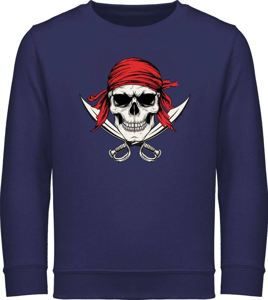Shirtracer Böser Pirat Piraten Totenkopf Pirates Seeräuber Freibeuter: Tshirt Gym B Shirtracer