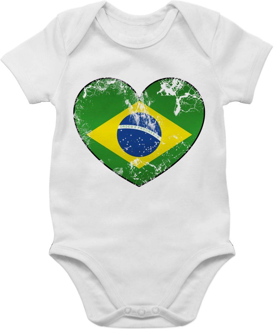 Shirtracer Brasilien Vintage Herz Shirts & Mehr Shirtracer
