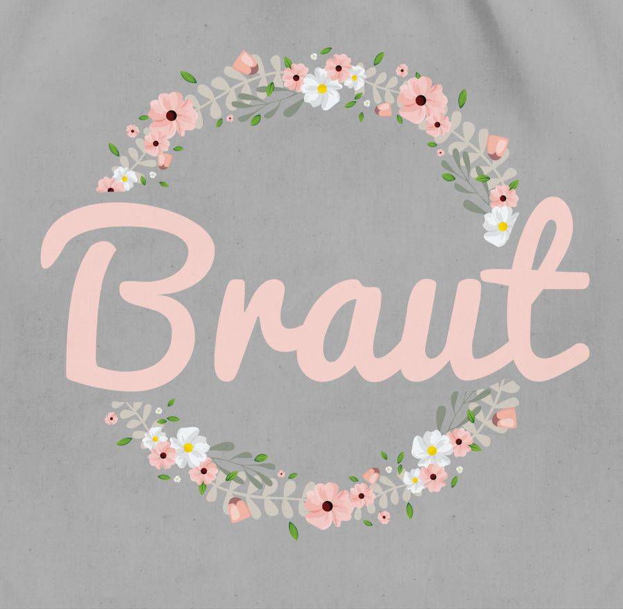 Shirtracer Braut Blumenkranz Rosa Shirts & Mehr Shirtracer