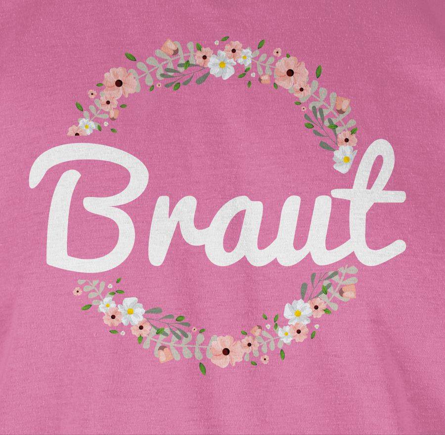 Shirtracer Braut Blumenkranz Shirts & Mehr Shirtracer