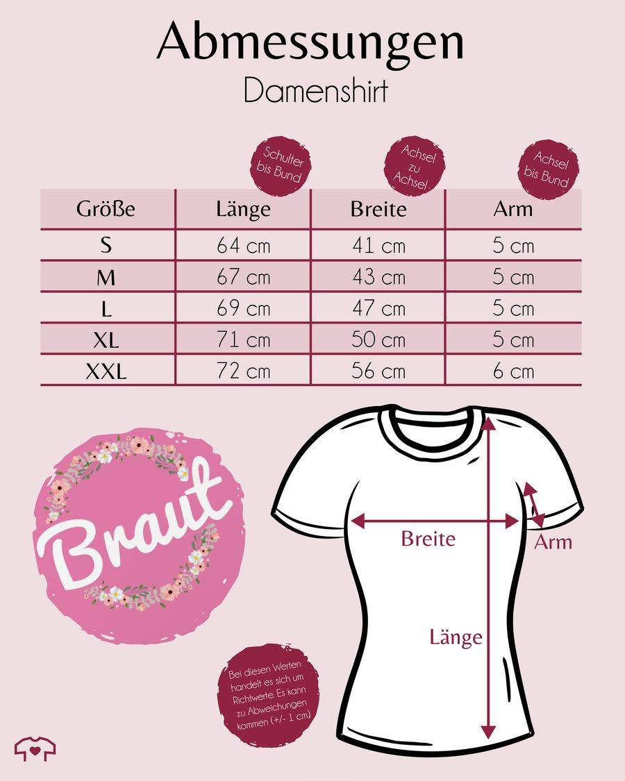 Shirtracer Braut Blumenkranz Shirts & Mehr Shirtracer