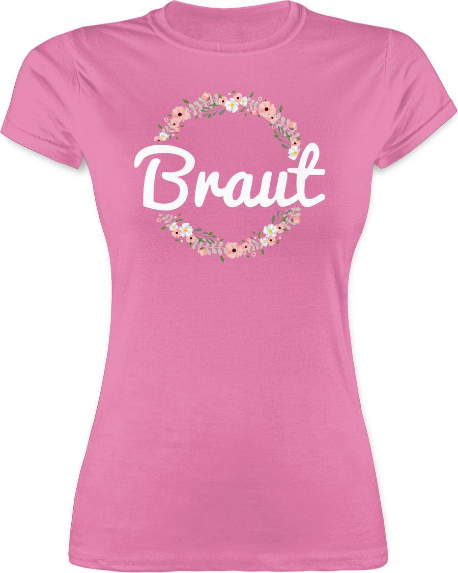 Shirtracer Braut Blumenkranz Shirts & Mehr Shirtracer