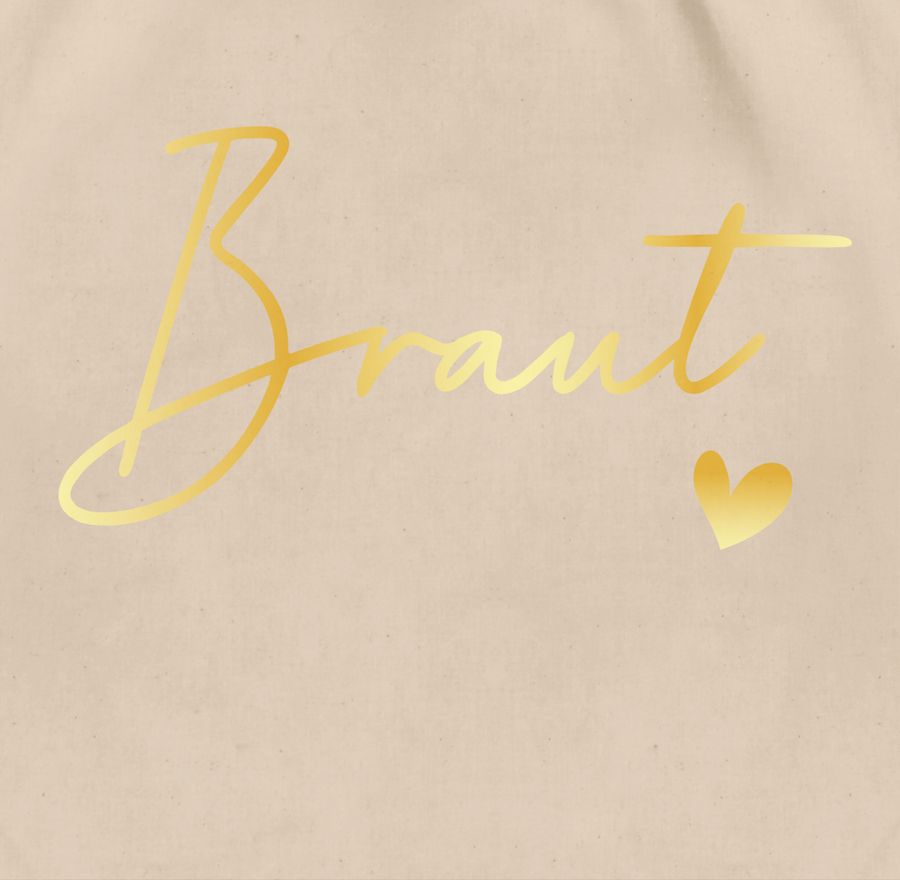 Shirtracer Braut Bride: T-Shirt Turnbeutel Shirtracer