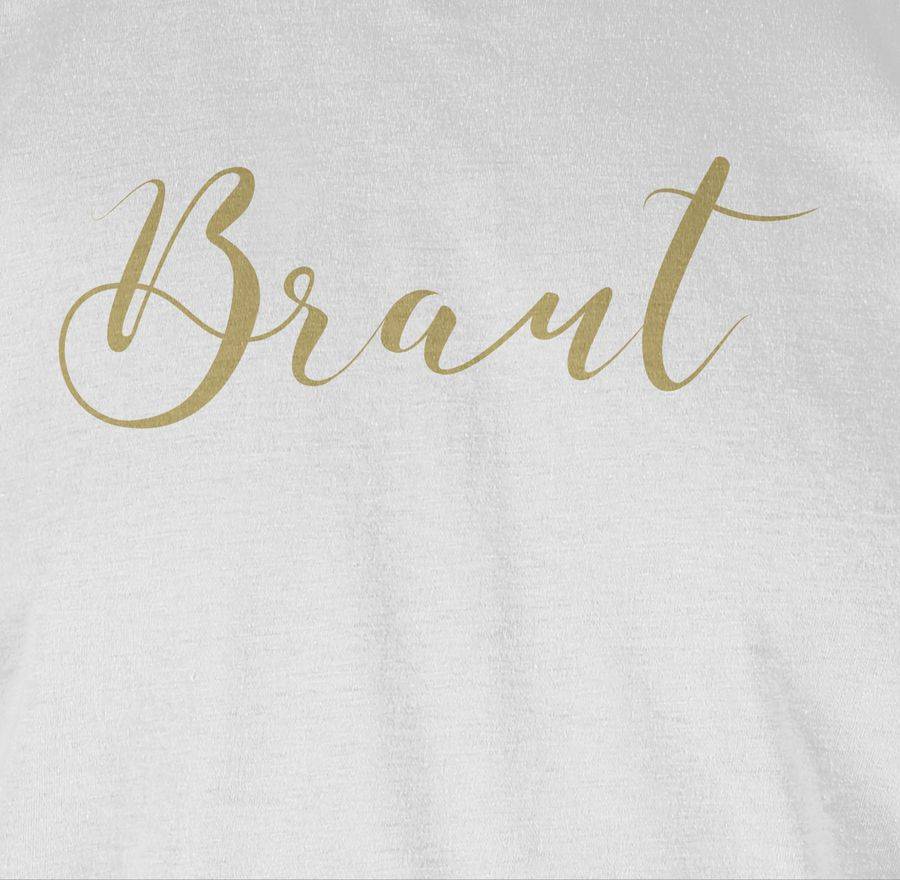 Shirtracer Braut - JGA Handlettering: T-Shirt Gym Bag Shirtracer