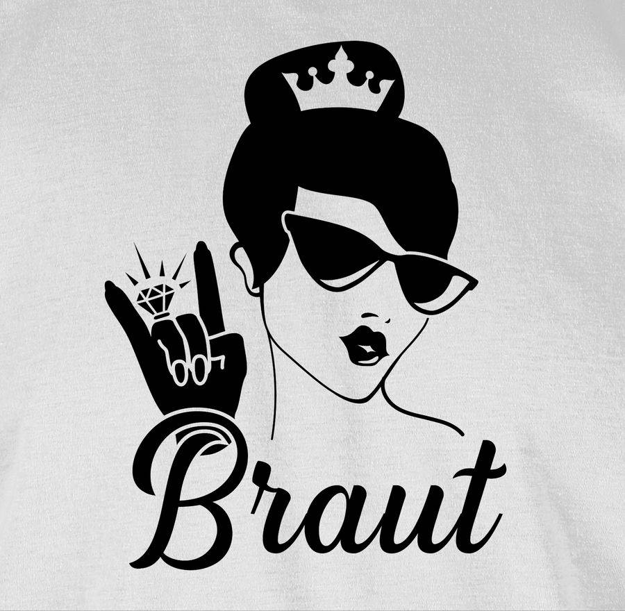 Shirtracer Braut Mit Ring: Tshirt Turnbeutel Shirtracer