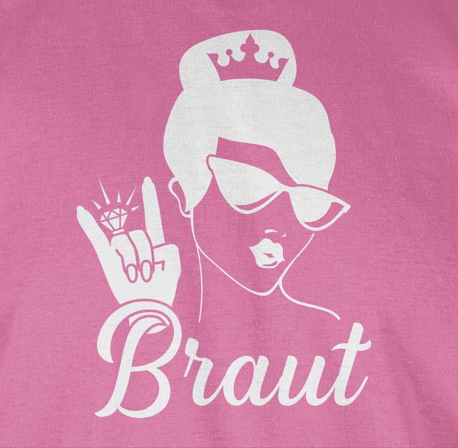 Shirtracer Braut Mit Ring Weiß Shirts & Mehr Shirtracer