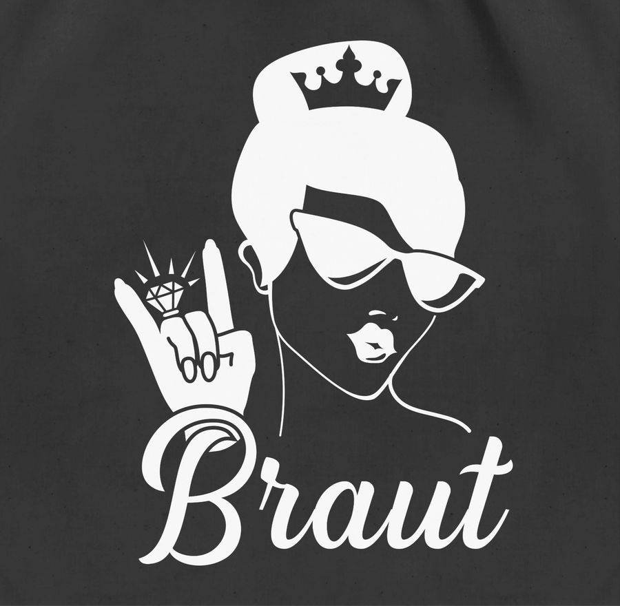 Shirtracer Braut Mit Ring Weiß Shirts & Mehr Shirtracer