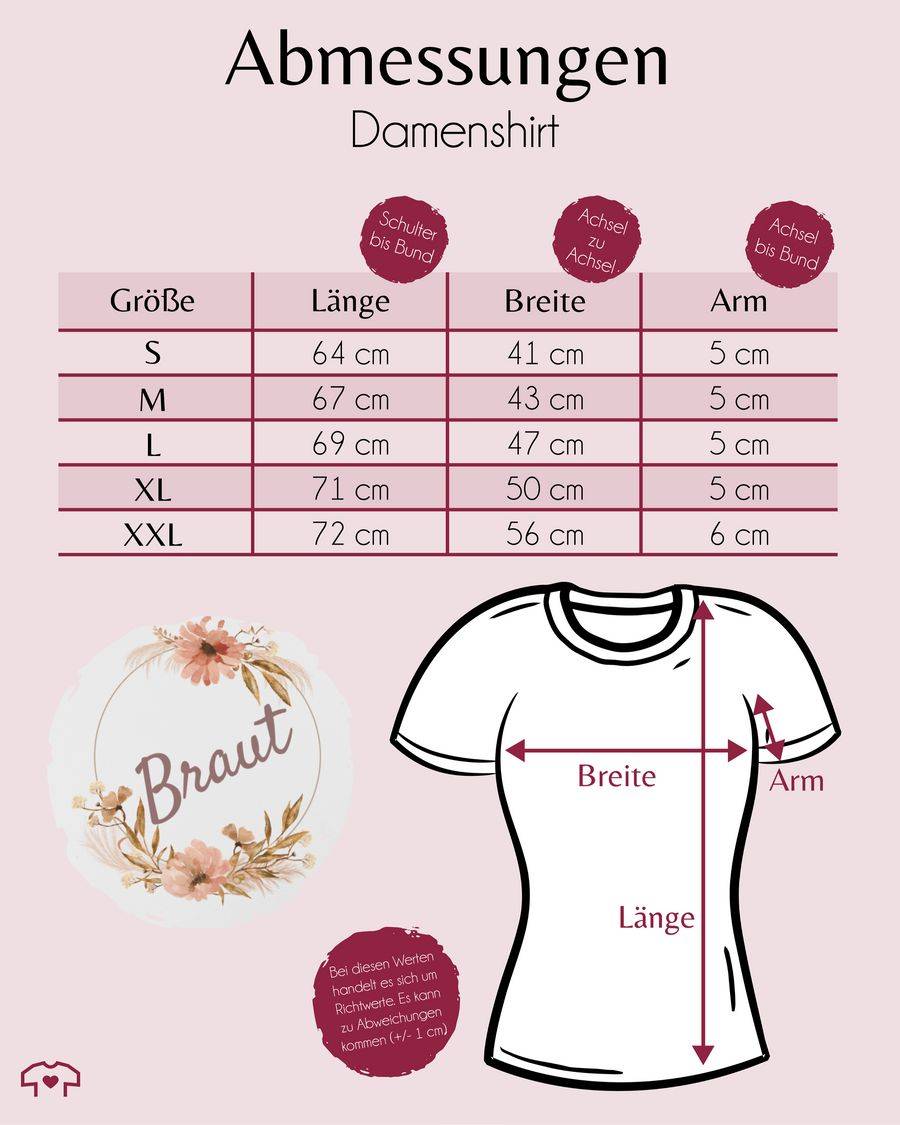 Shirtracer Braut Trockenblumenkranz Boho Aquarell Shirts & Mehr Shirtracer