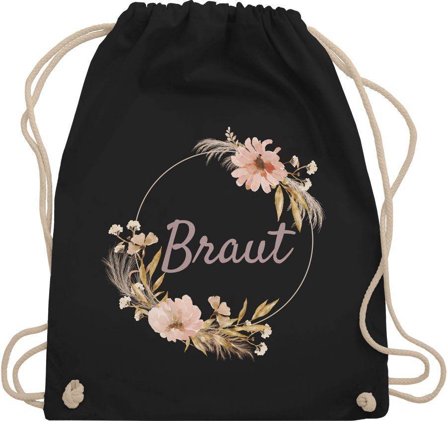 Shirtracer Braut Trockenblumenkranz Boho Aquarell Shirts & Mehr Shirtracer