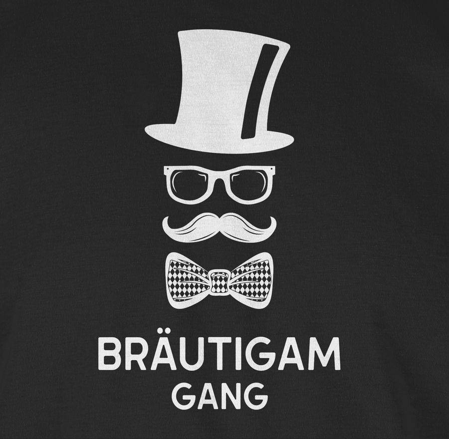 Shirtracer Bräutigam Gang Gentleman: T-Shirt Gym Bag Shirtracer