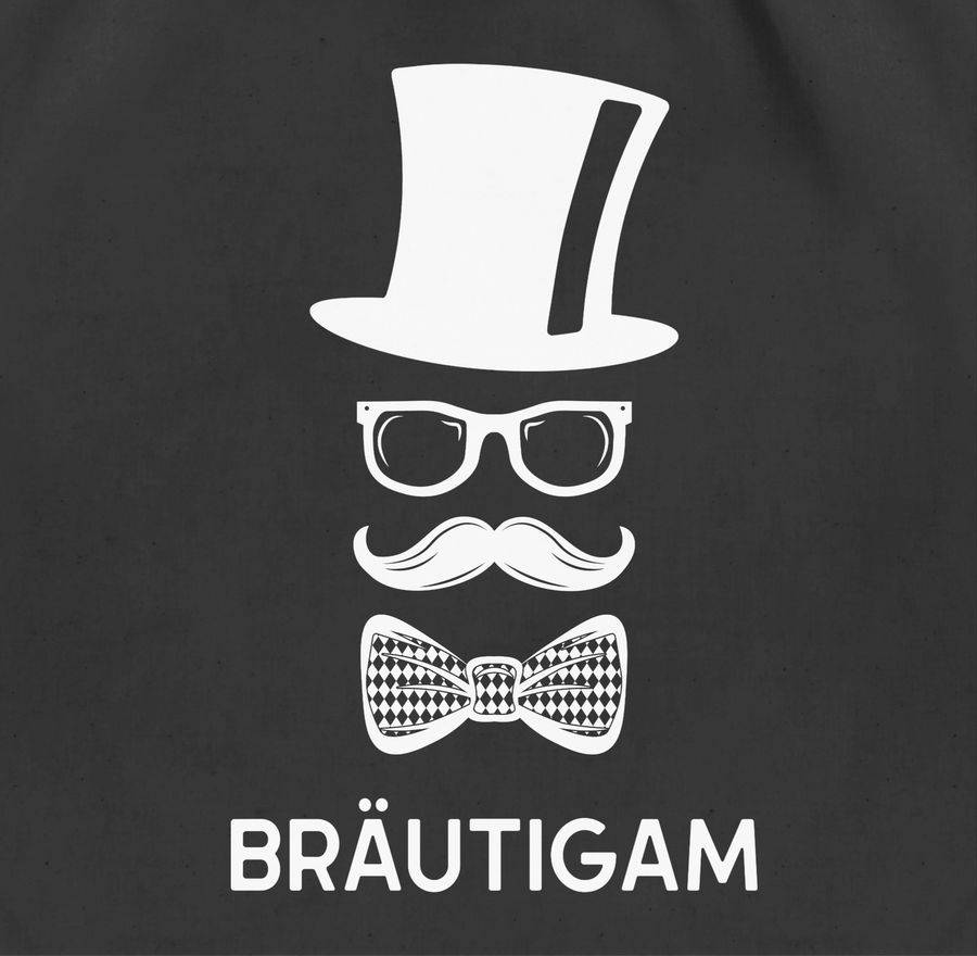 Shirtracer Bräutigam Gentleman: T-Shirt Gym Bag Shirtracer