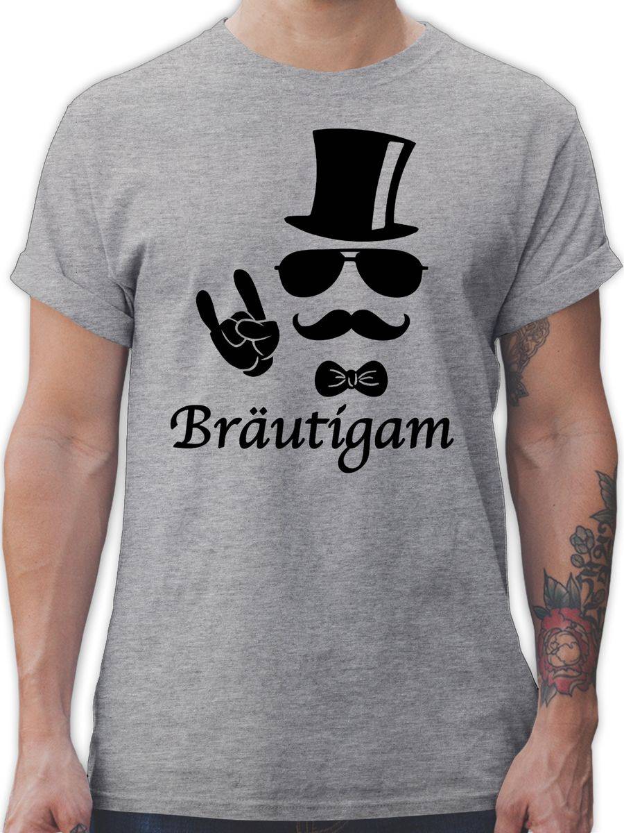 Shirtracer Bräutigam Hipster Suit up Shirts & Mehr Shirtracer