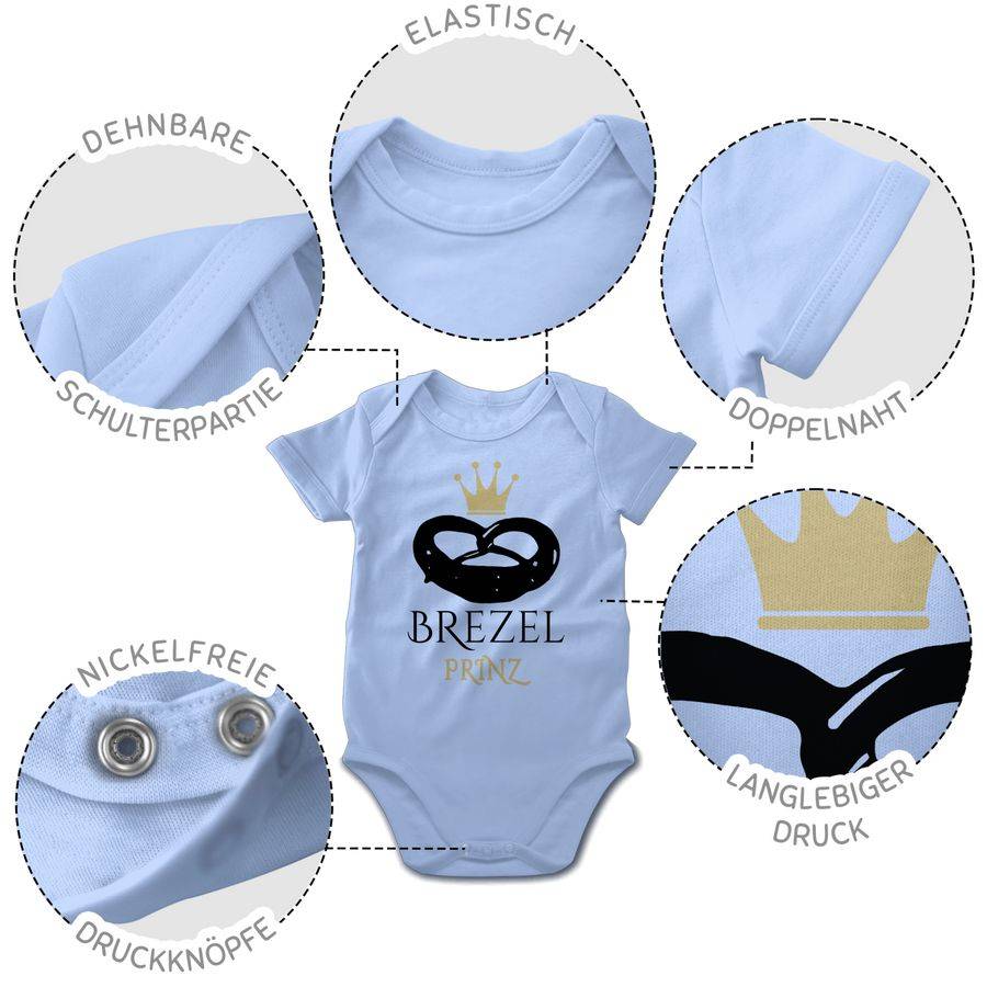 Shirtracer Brezel Prinz: Tshirt Turnbeutel Shirtracer