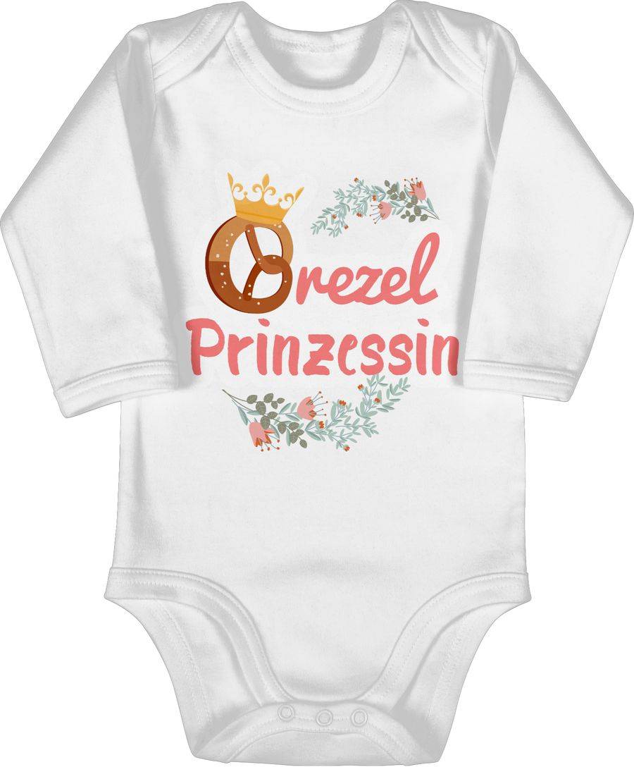 Shirtracer Brezel Prinzessin mit Blumen Shirts & Mehr Shirtracer